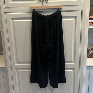 Black Culottes with Tie